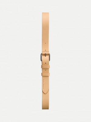 Nudie Jeans Dwayne Läder Belt Tillbehör Herr Khaki | 27PIXJKUH