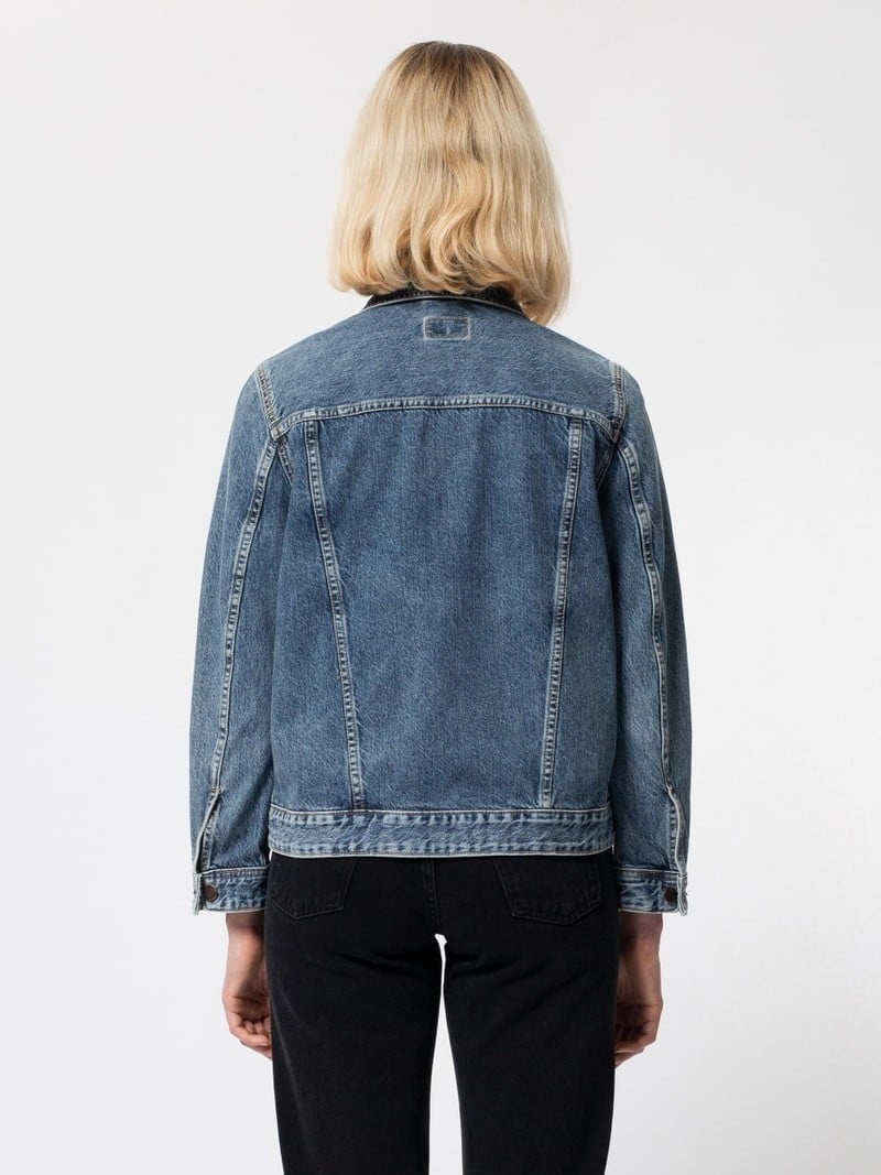 Nudie Jeans Bettina Pure Denimjackor Dam Blå | 21KVOXQIT