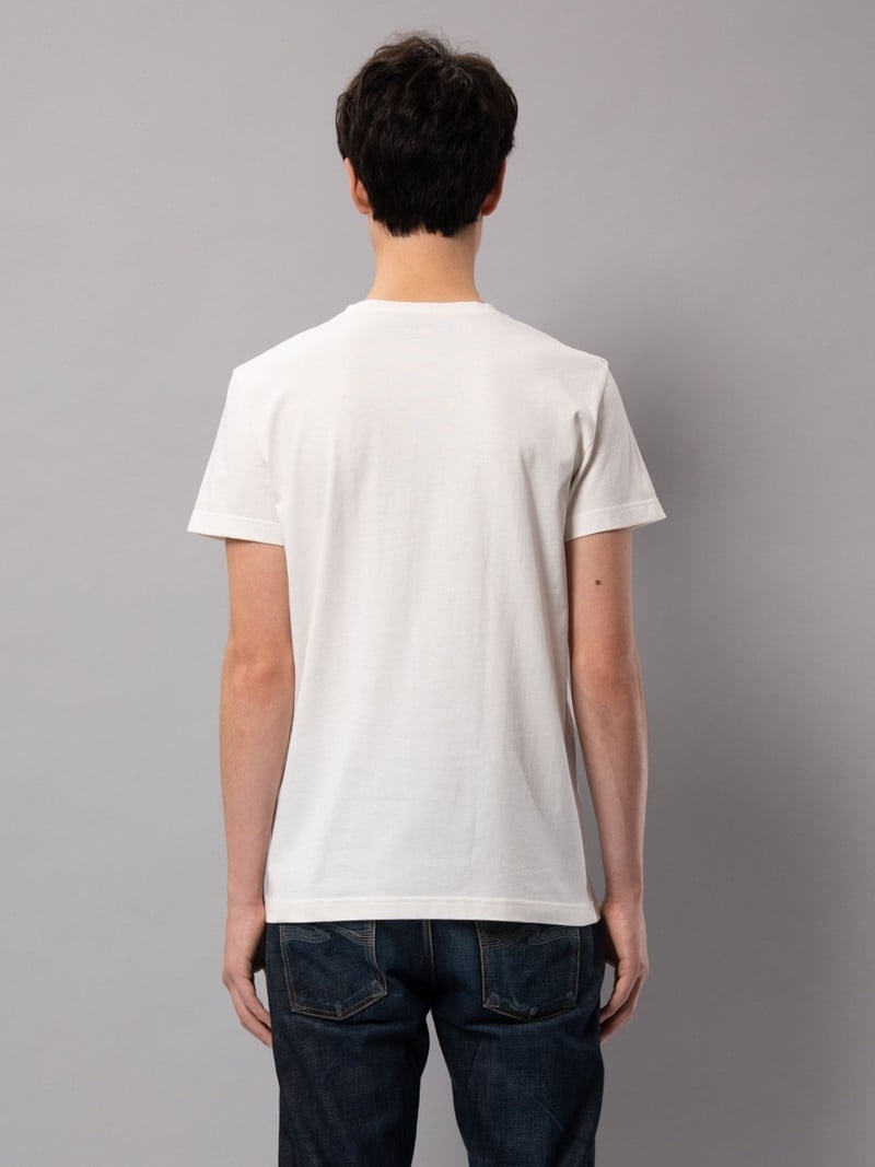 Nudie Jeans Crew Neck T-Shirt Herr Vita | 91MKGOPUB