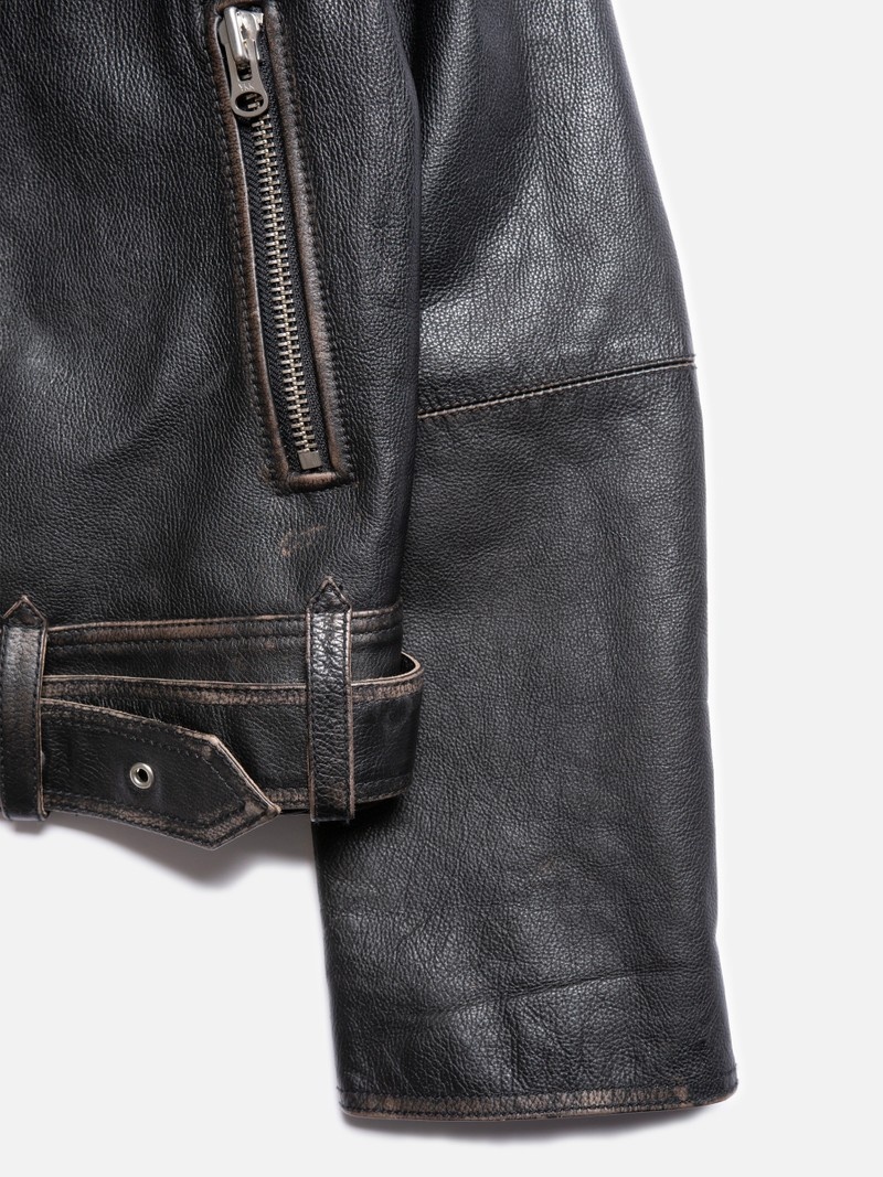 Nudie Jeans Greta Biker Läder Jackor Dam Svarta | 27NHVGSFI