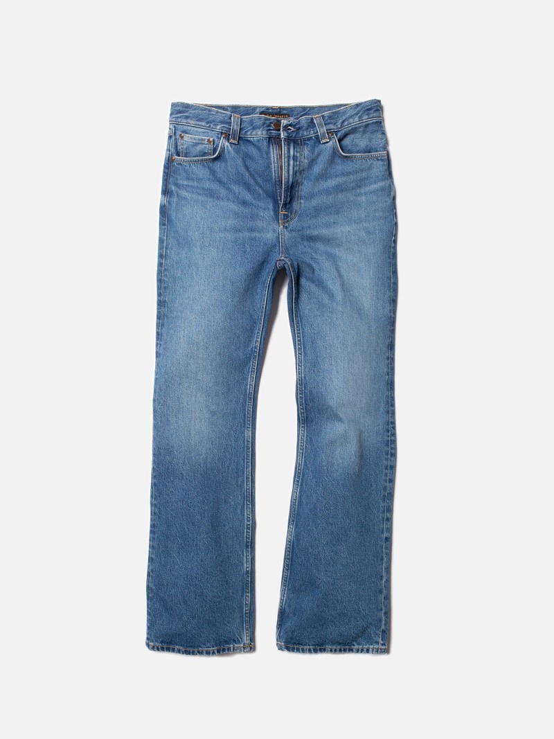 Nudie Jeans Hazy Hank Nostalgic Jeans Herr Blå | 30DZXHOCP