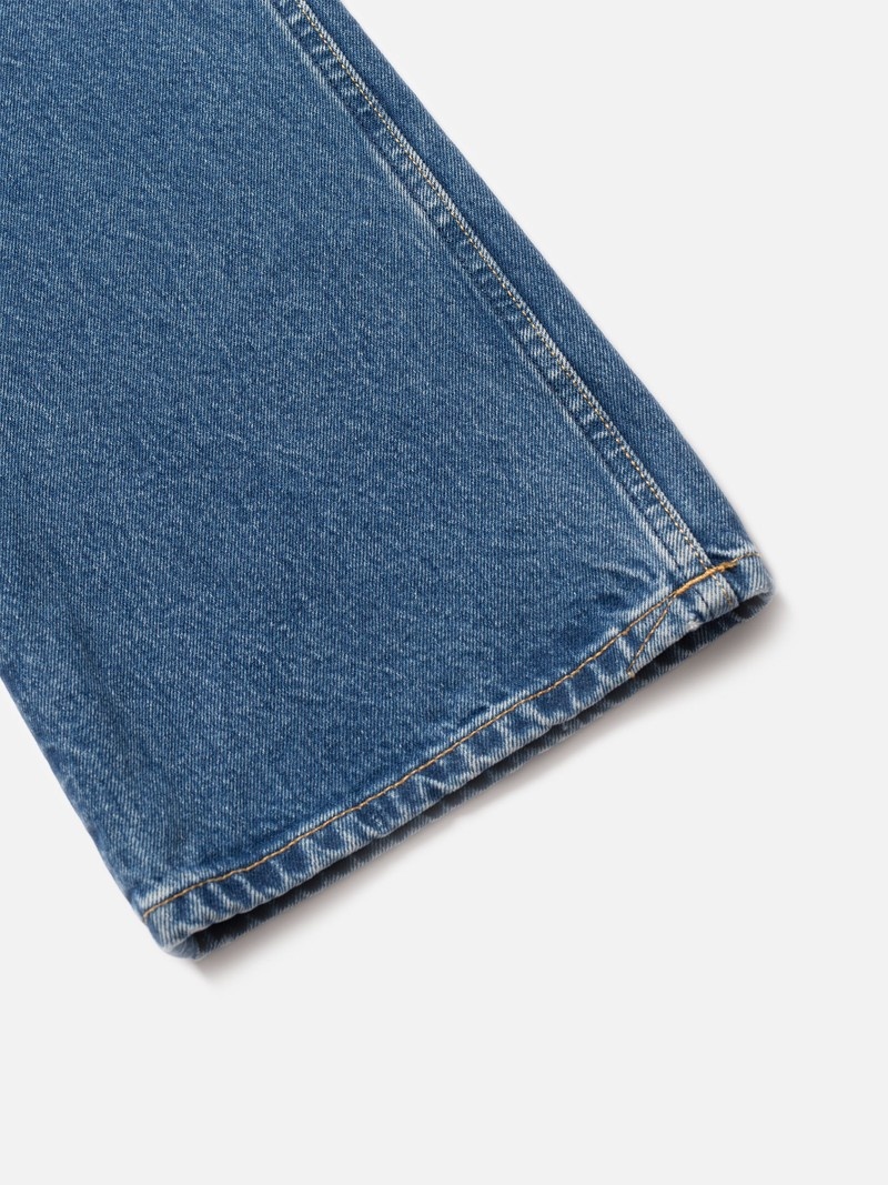 Nudie Jeans Hazy Hank Nostalgic Jeans Herr Blå | 30DZXHOCP