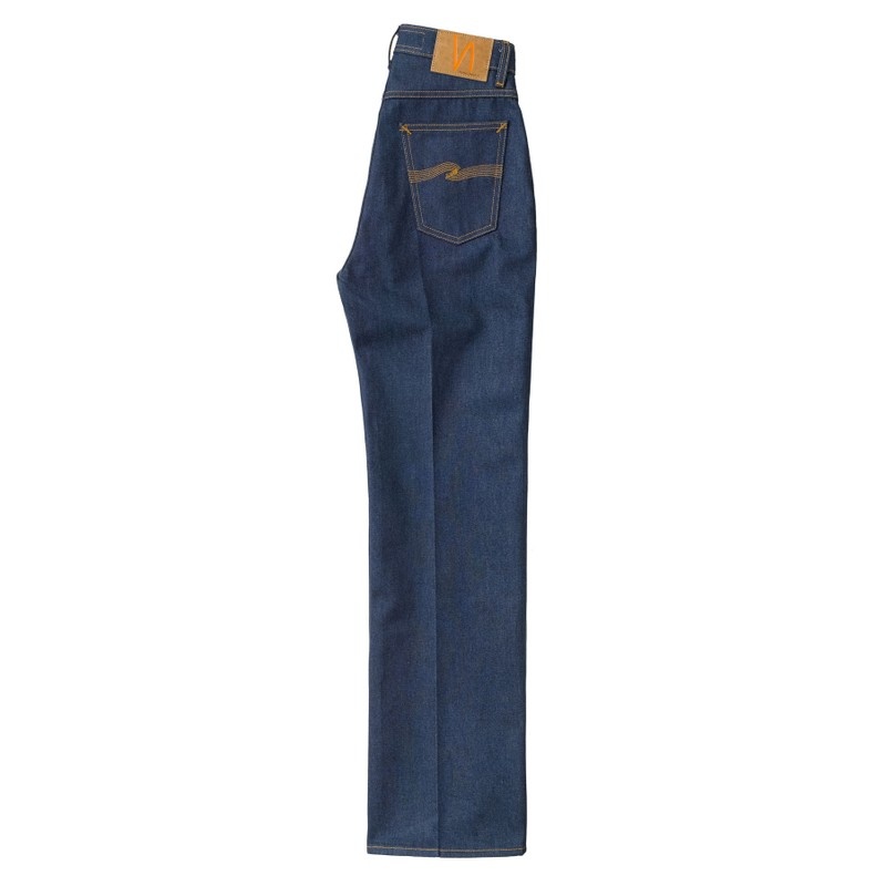 Nudie Jeans Holly Western 70's Byxor Dam Marinblå | 45NQHCBPX