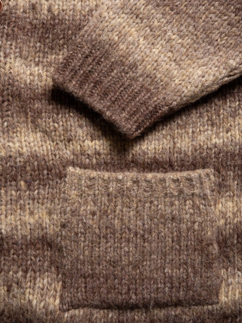 Nudie Jeans Kent Fuzzy Cardigan Multi Stickat Herr Olika Färger | 12HPCQYKN