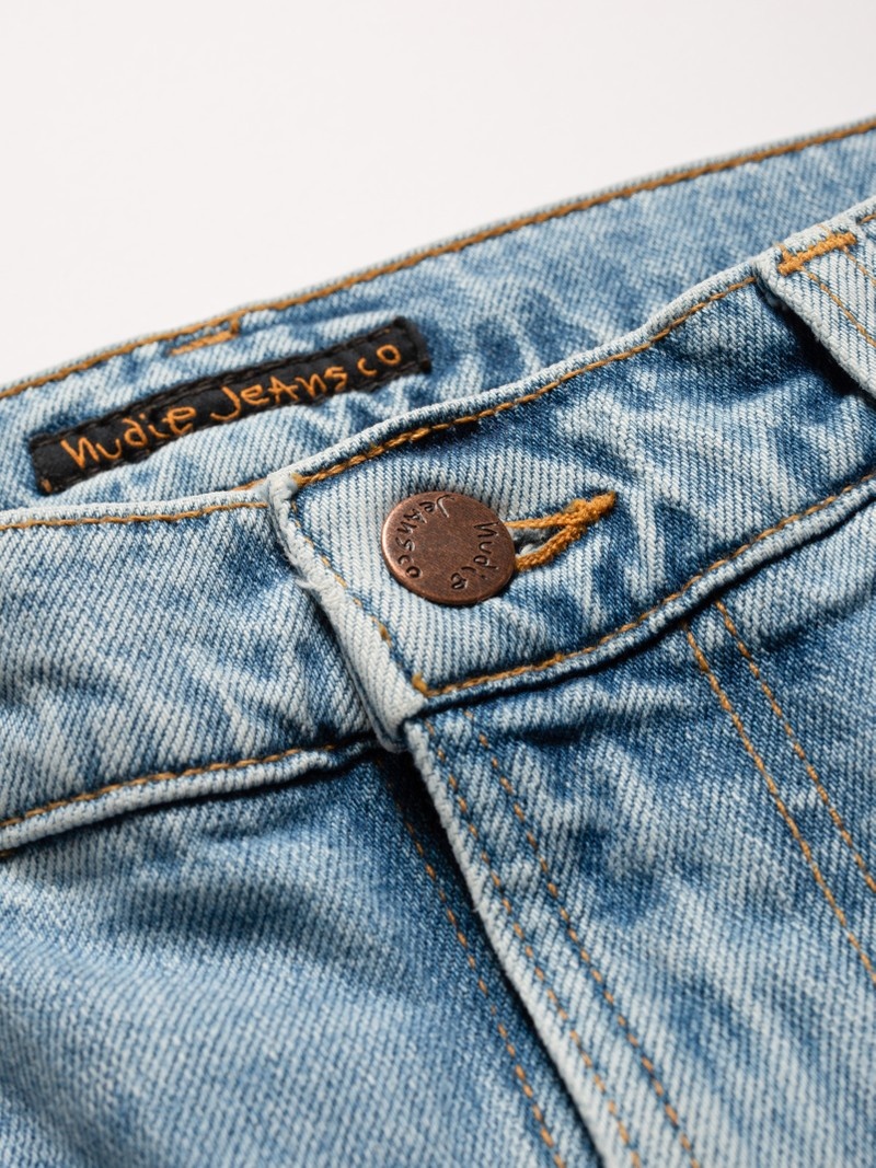 Nudie Jeans Lean Dean Calms Jeans Herr Ljusblå | 57VLYWCTD