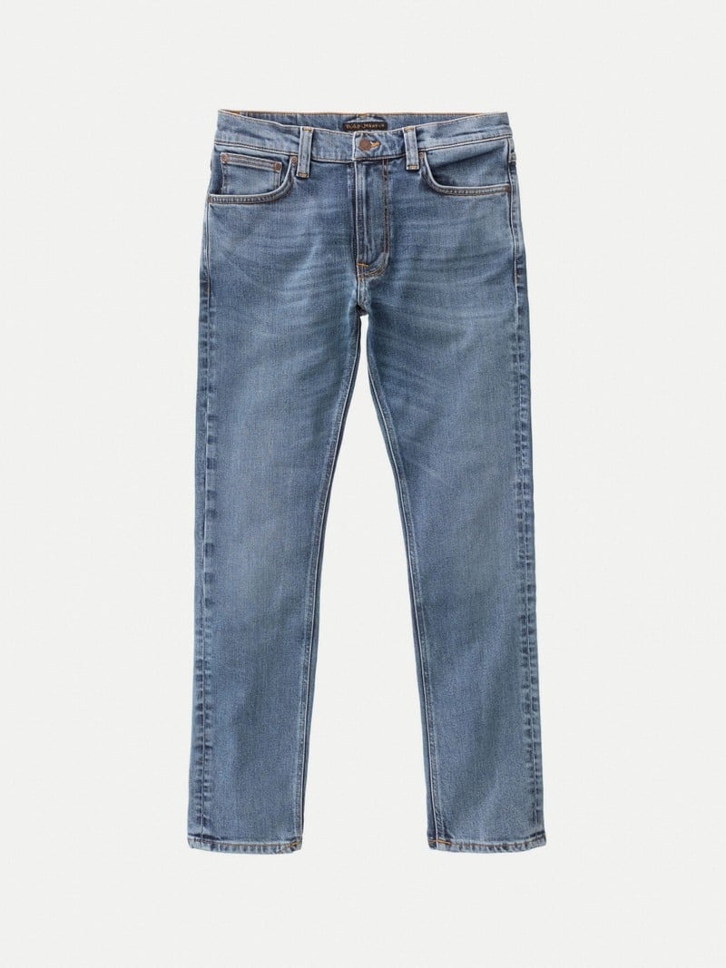 Nudie Jeans Lean Dean Lost Jeans Herr Blå | 03LIDSKWN