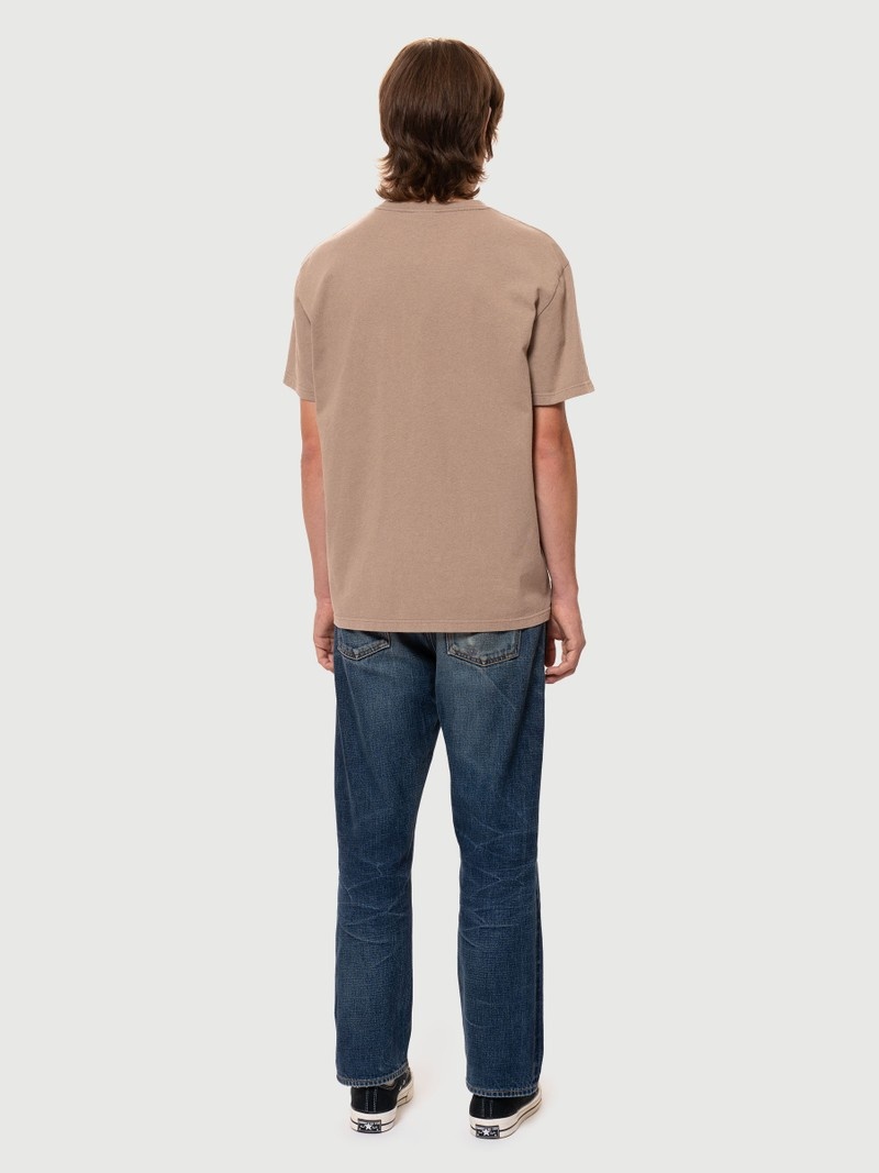 Nudie Jeans Leffe Pocket T-Shirt Herr Bruna | 07NSIVRKM