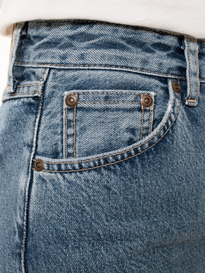 Nudie Jeans Lofty Lo Wavys Jeans Dam Blå | 46LOEACIY