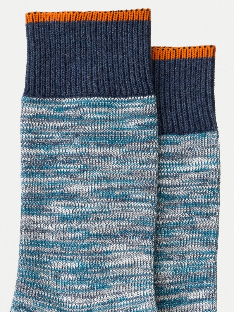 Nudie Jeans Rasmusson Multi Yarn Strumpor Herr Olika Färger Marinblå | 51YRBVWSF