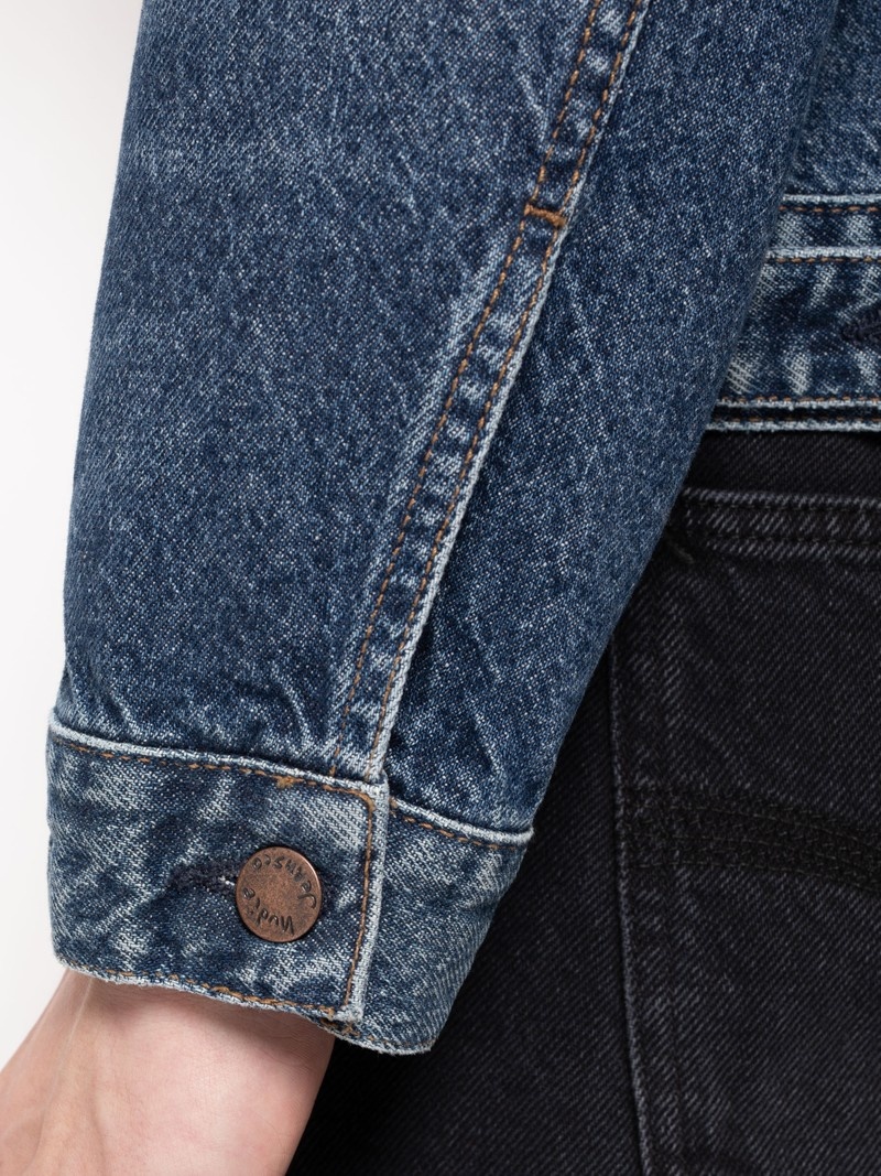 Nudie Jeans Robby Le Bleue Denimjackor Herr Blå | 63LRAQDUB