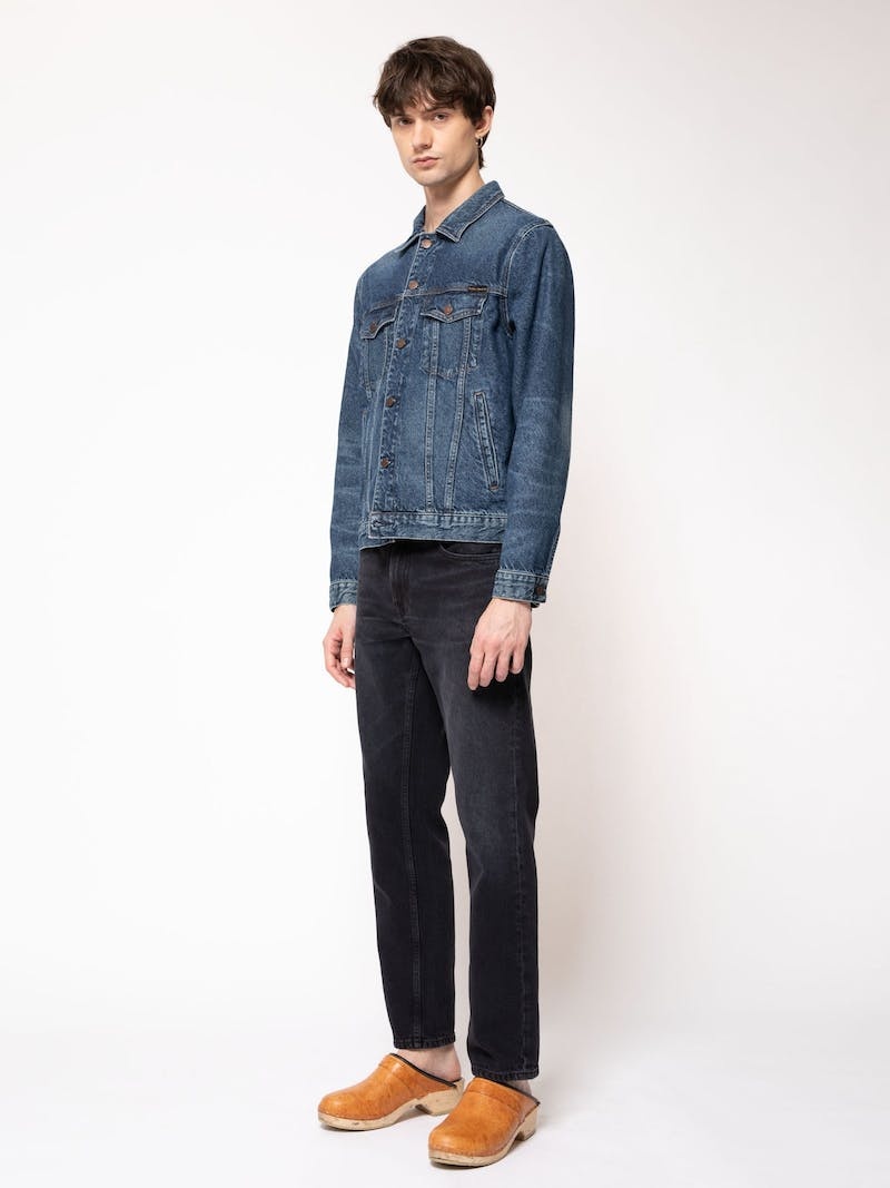 Nudie Jeans Robby Le Bleue Denimjackor Herr Blå | 63LRAQDUB