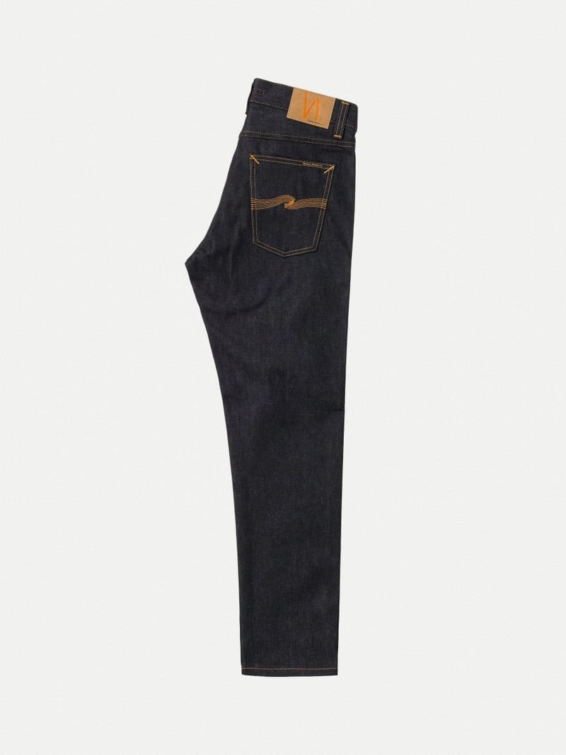 Nudie Jeans Steady Eddie II Dry Platino Jeans Herr Svarta | 32TBMYPVC