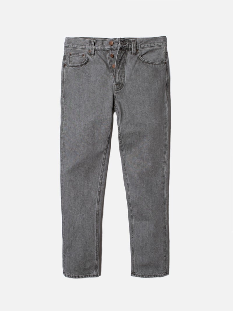 Nudie Jeans Steady Eddie II Mountain Jeans Herr Mörkgrå | 56YUVGSIX