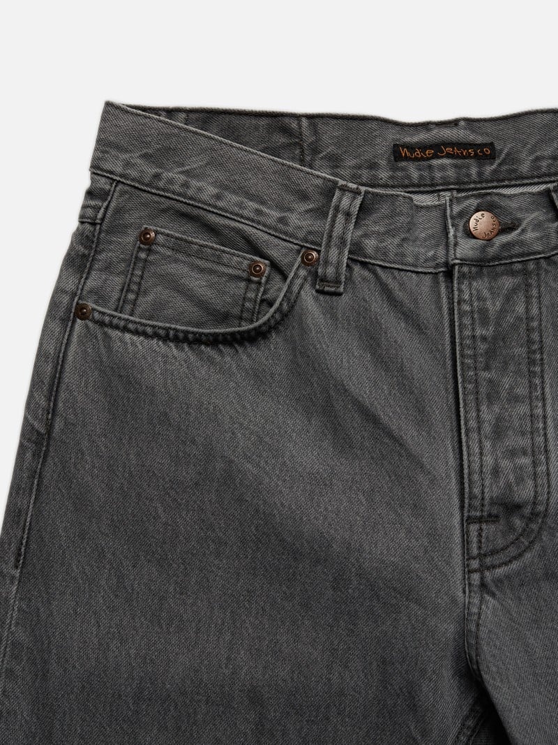 Nudie Jeans Steady Eddie II Mountain Jeans Herr Mörkgrå | 56YUVGSIX