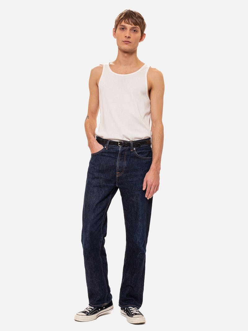 Nudie Jeans Tank Top Tillbehör Herr Vita | 76EPJWKIX