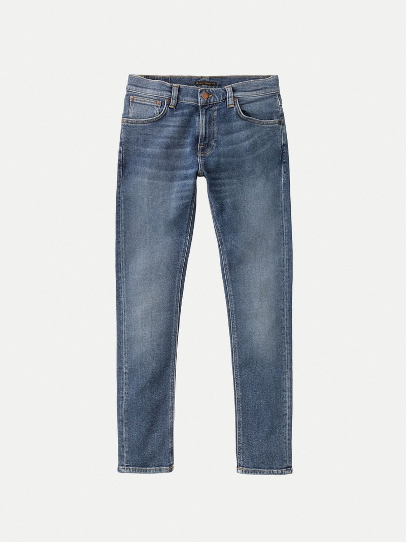 Nudie Jeans Tight Terry Inbetweens Jeans Herr Blå | 74LYHRDKT