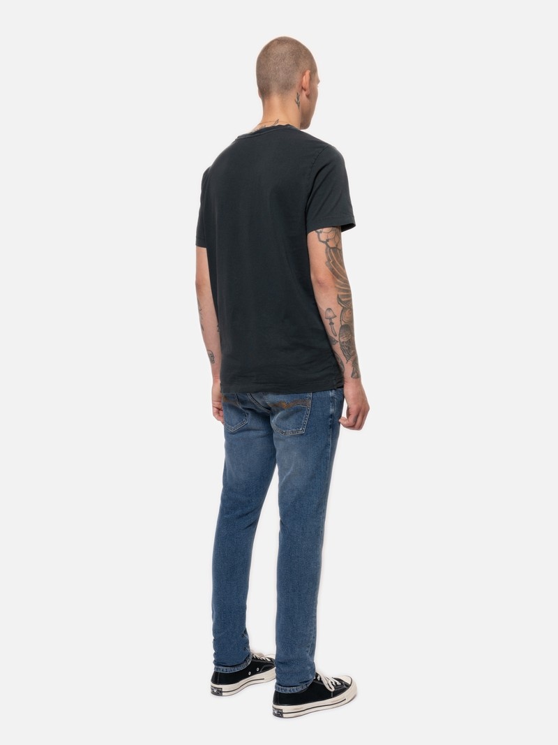 Nudie Jeans Tight Terry Inbetweens Jeans Herr Blå | 74LYHRDKT