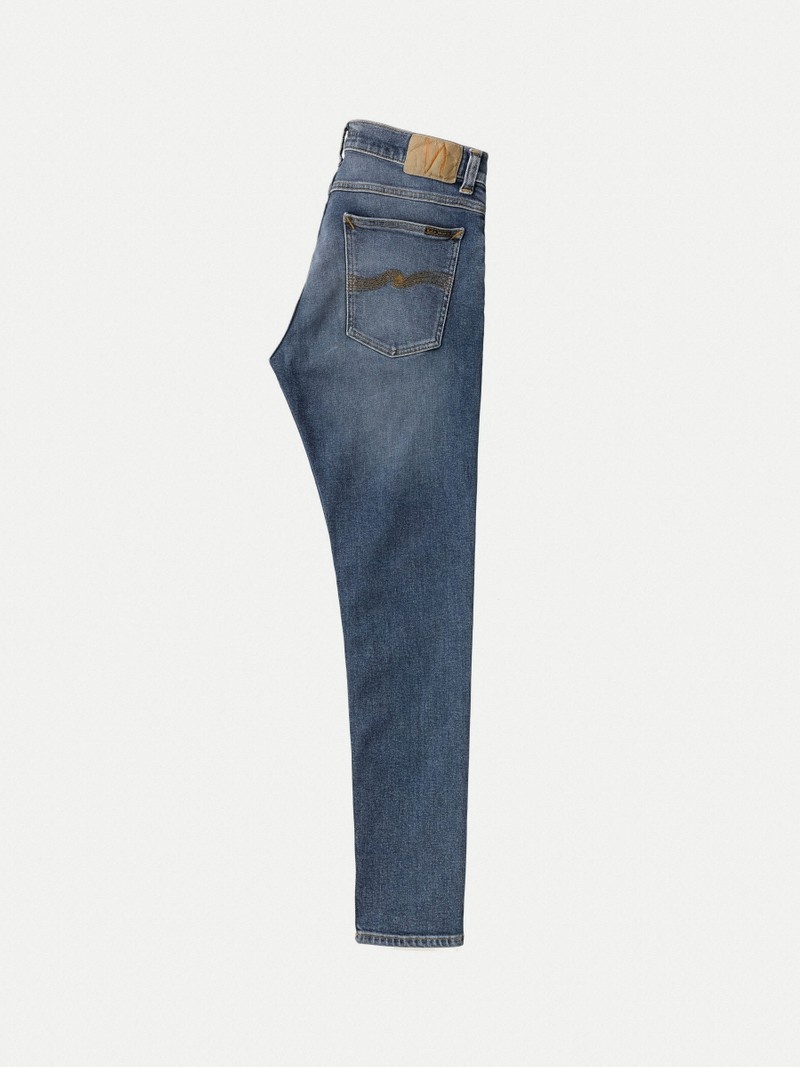 Nudie Jeans Tight Terry Inbetweens Jeans Herr Blå | 74LYHRDKT