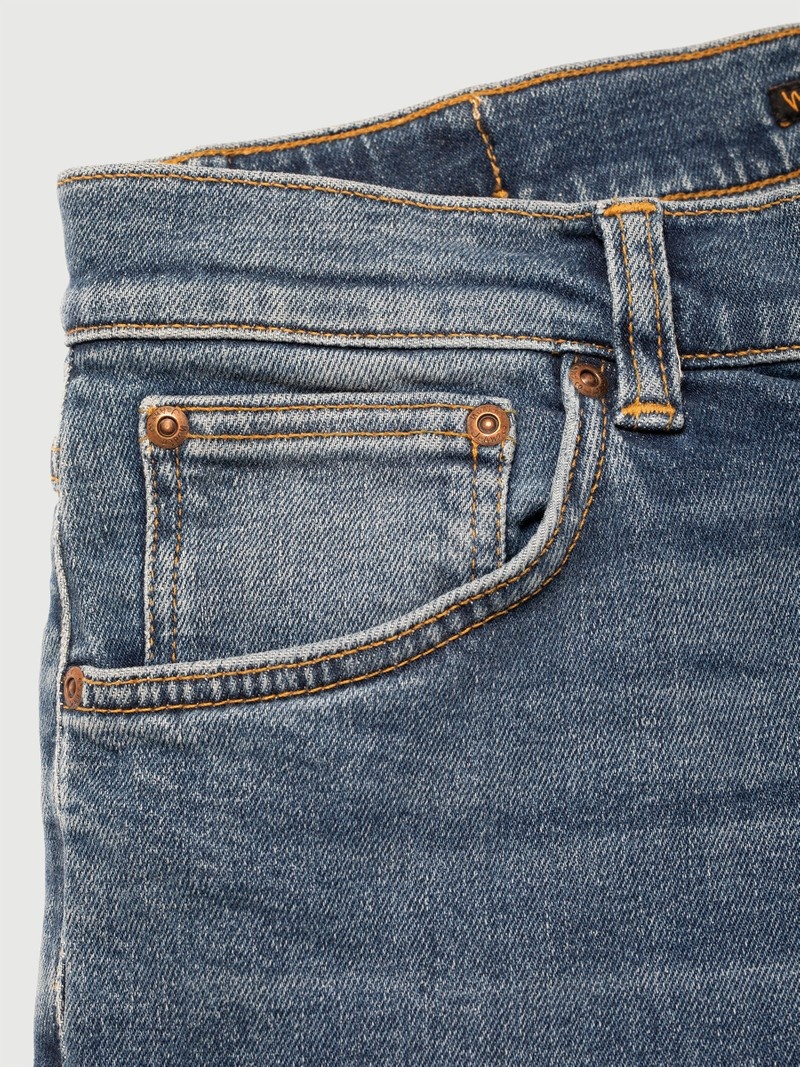 Nudie Jeans Tight Terry Inbetweens Jeans Herr Blå | 74LYHRDKT