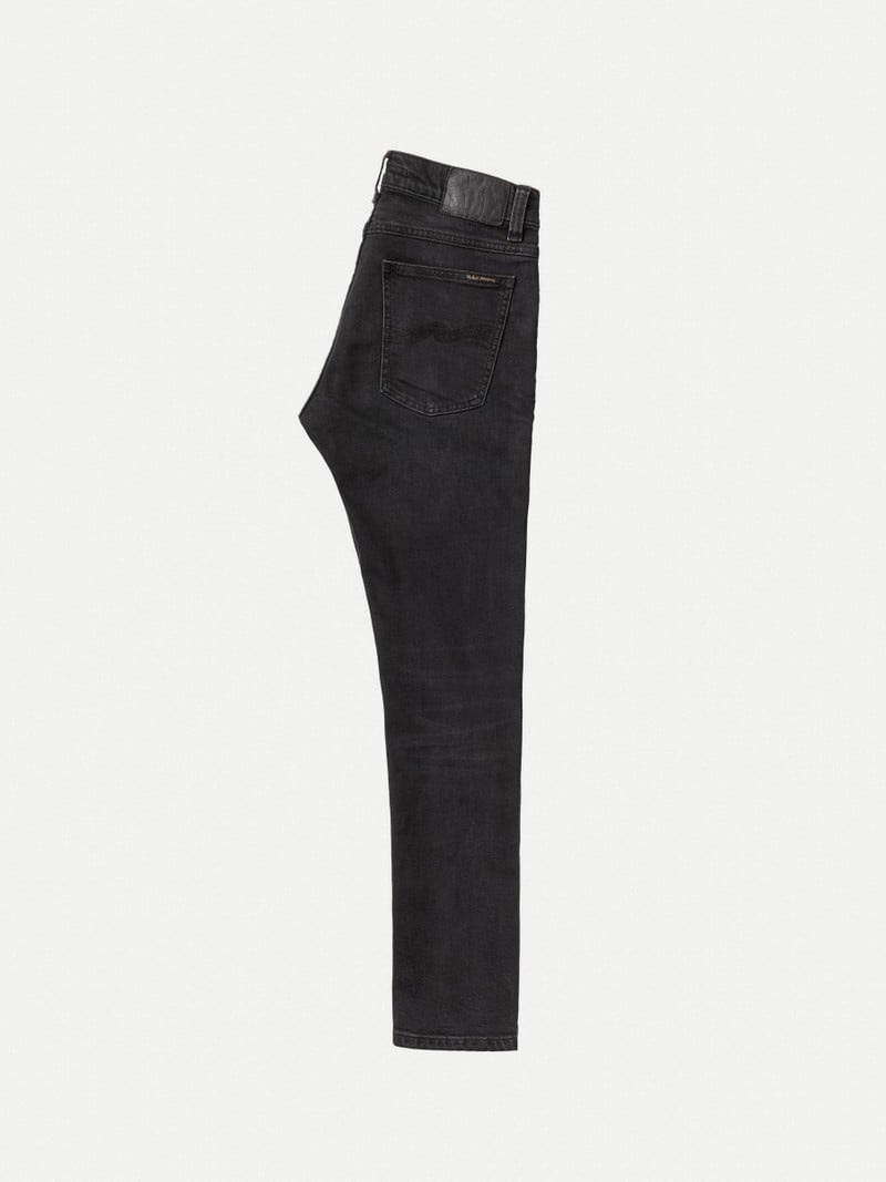 Nudie Jeans Tight Terry Soft Jeans Herr Svarta | 31EIZKFPJ