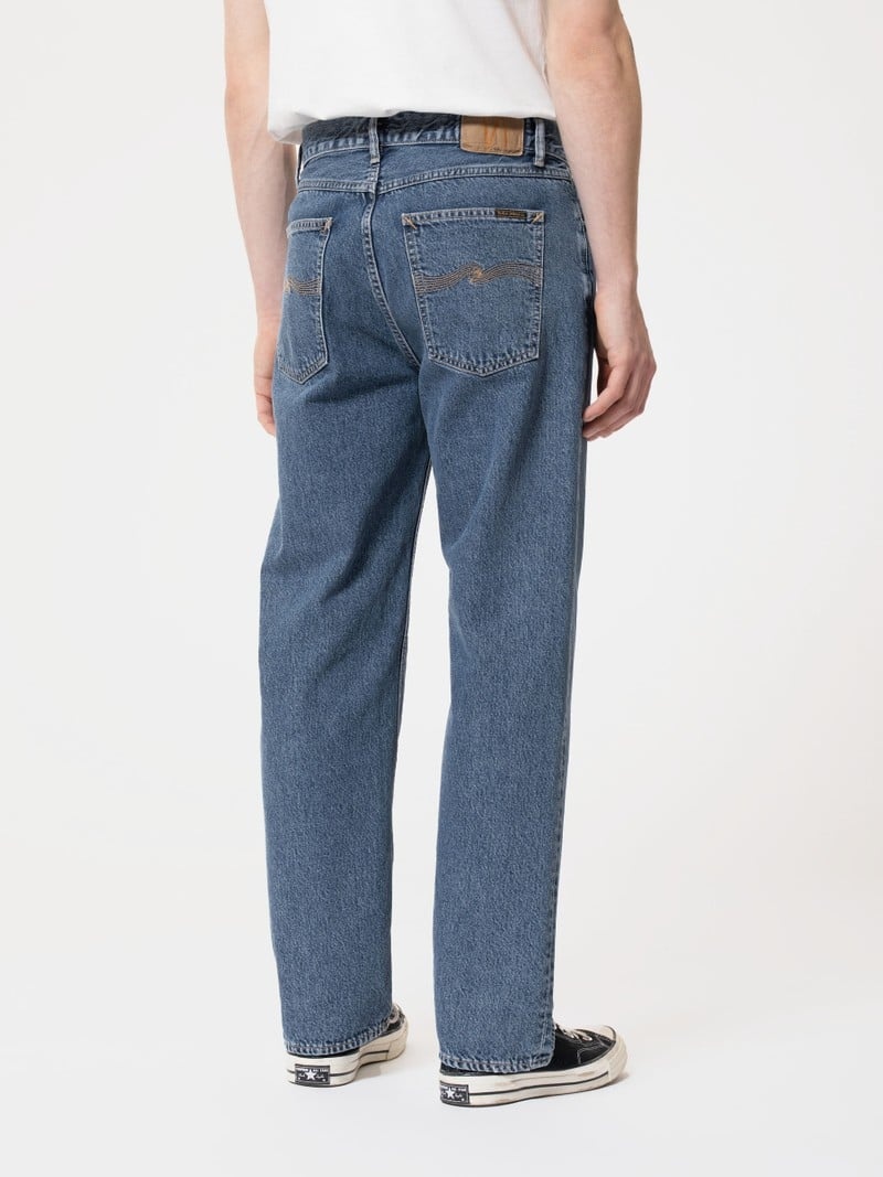 Nudie Jeans Tuff Tony Wavys Jeans Herr Blå | 76OHCWRLN