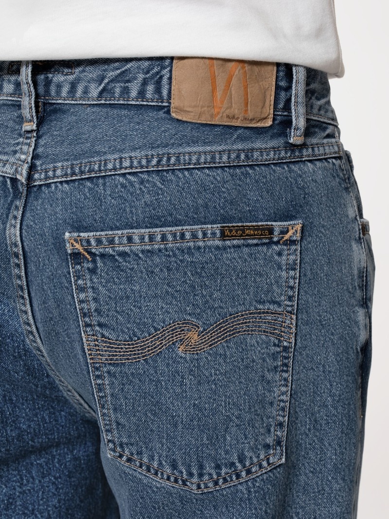 Nudie Jeans Tuff Tony Wavys Jeans Herr Blå | 76OHCWRLN