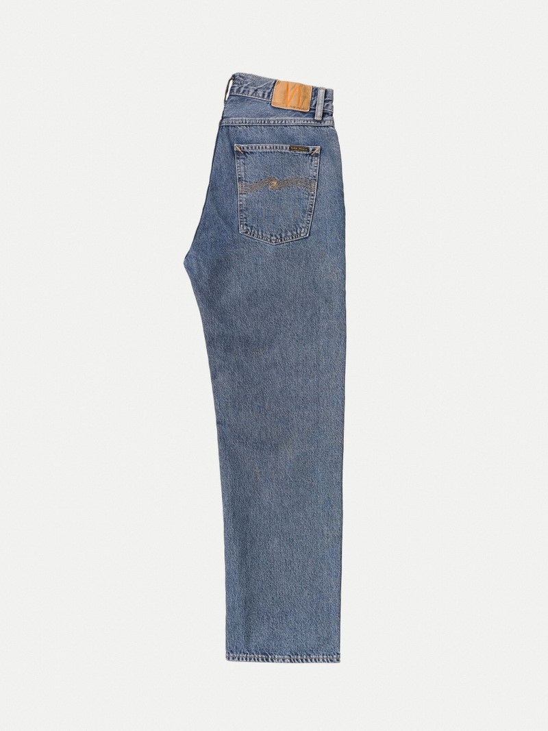 Nudie Jeans Tuff Tony Wavys Jeans Herr Blå | 76OHCWRLN