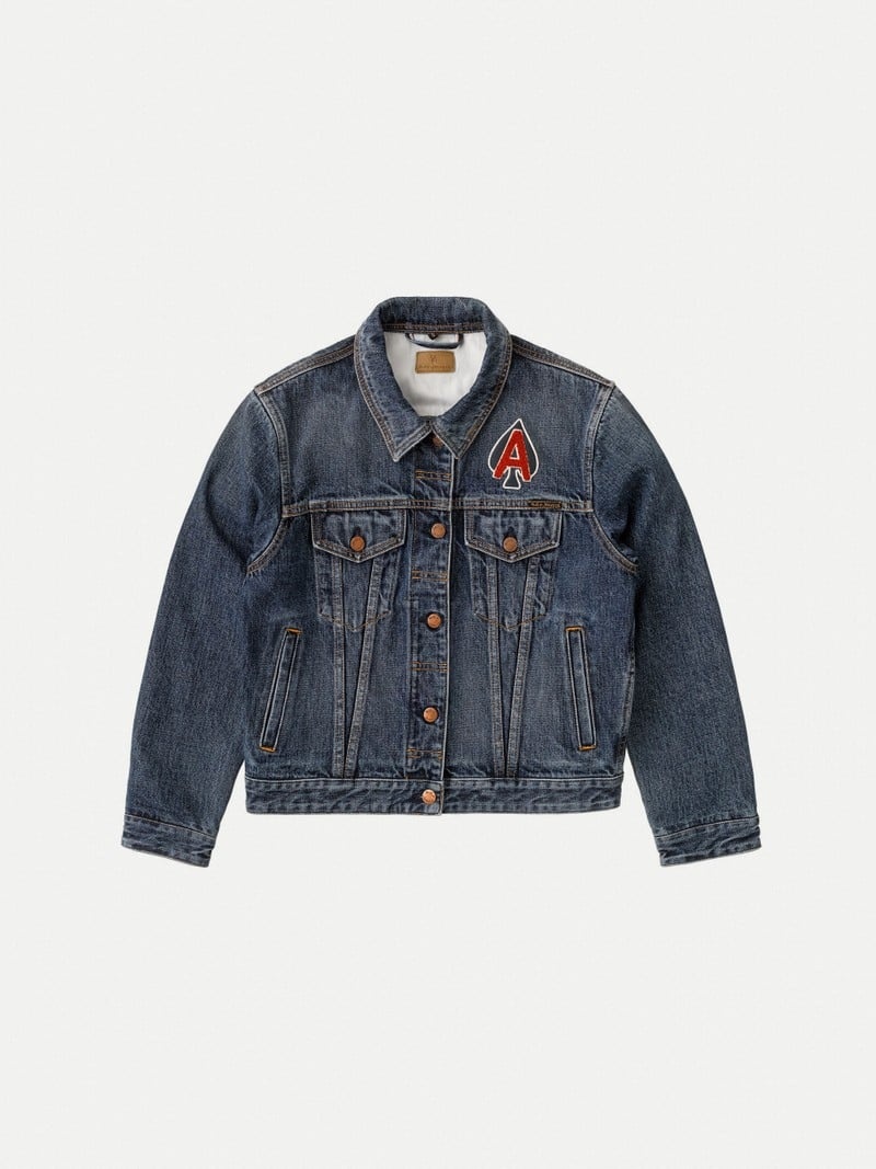 Nudie Jeans Woven Patch Ace Selvage Tillbehör Herr Röda | 39FRBHEPV