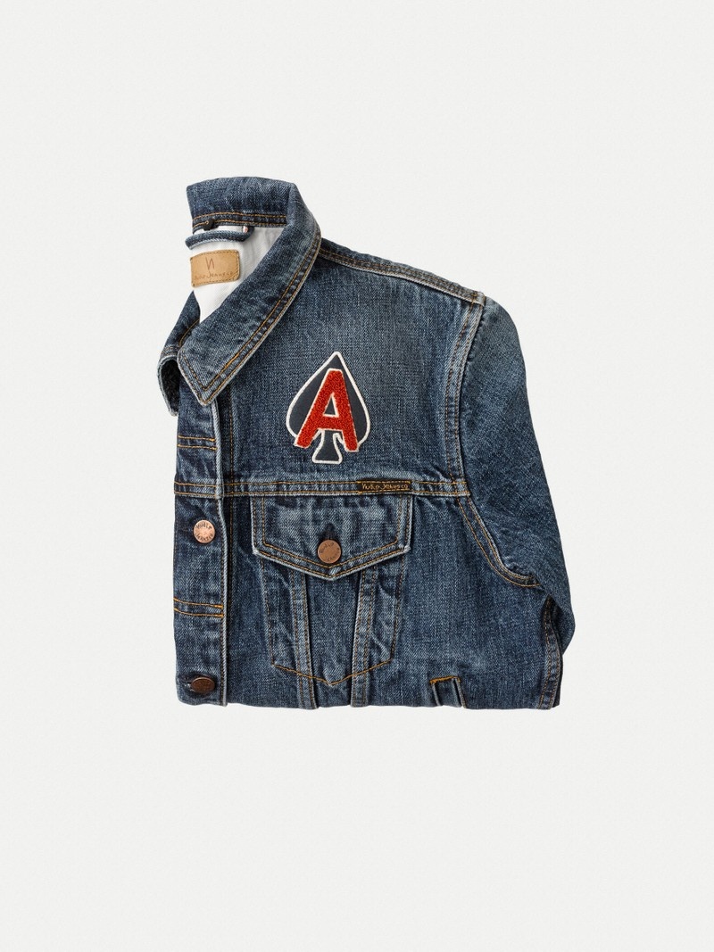 Nudie Jeans Woven Patch Ace Selvage Tillbehör Herr Röda | 39FRBHEPV